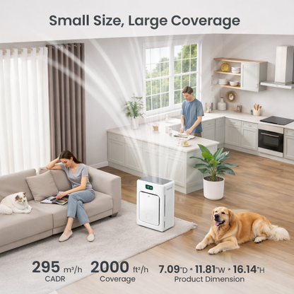 HEAPETS by OLECON™ - Smart Pet Air Purifier & Vacuum