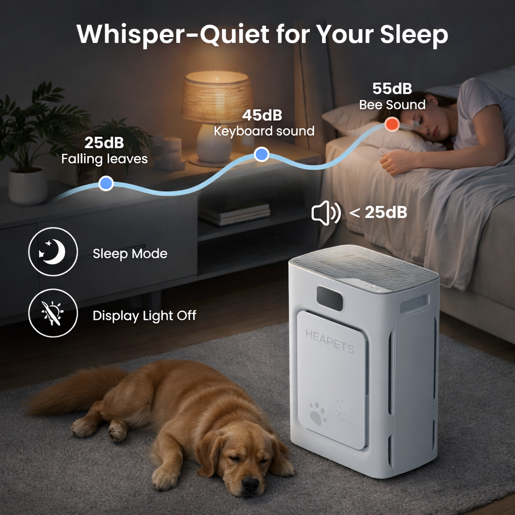 HEAPETS by OLECON™ - Smart Pet Air Purifier & Vacuum