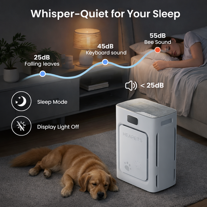 HEAPETS by OLECON™ - Smart Pet Air Purifier & Vacuum