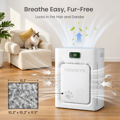 HEAPETS by OLECON™ - Smart Pet Air Purifier & Vacuum