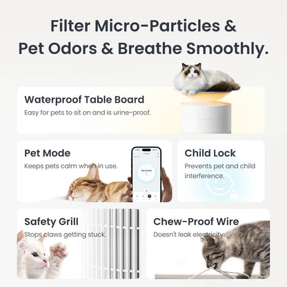 BREATHABLE by OLECON™ - Smart Table & Air Purifier